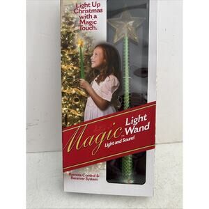 New Magic Light Wand Christmas Remote Control & Receiver W/Light and Sound